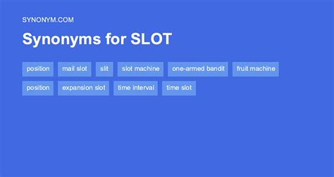 antonym of slot