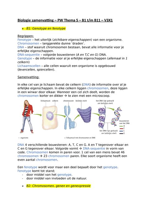 antwoorden d toets biologie voor jou erfelijkheid Doc