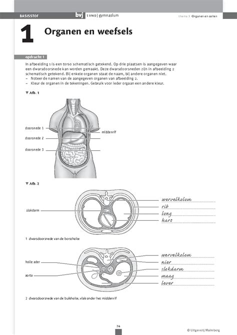 antwoorden d toets biologie voor jou vwo 5 thema 3 Reader