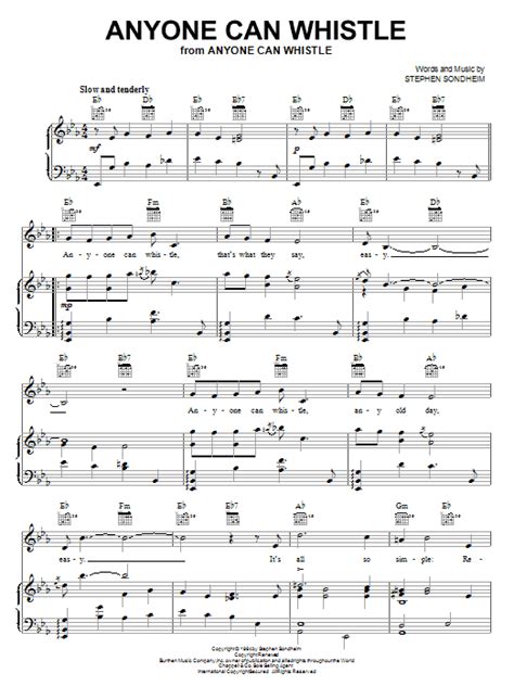 anyone can whistle vocal score pdf Epub