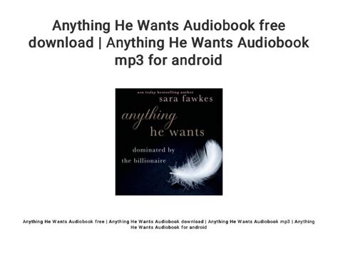 anything he wants pdf Reader