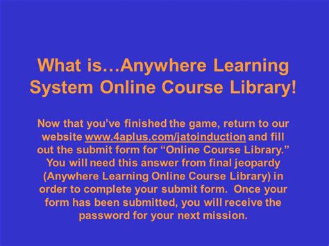 anywhere learning system answers Doc