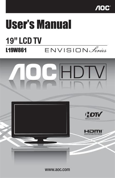 aoc l19w861 user guide Reader