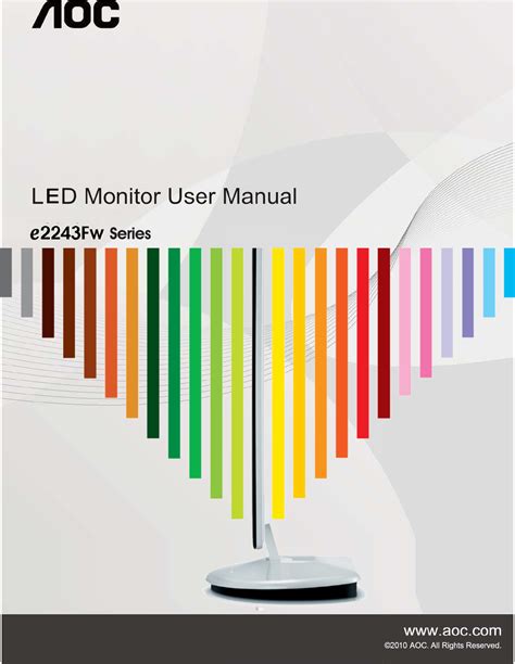 aoc monitor e2243fwk manual Reader