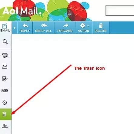 aol mail goes to trash Kindle Editon