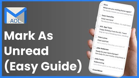 aol mail how to mark message as unread Reader