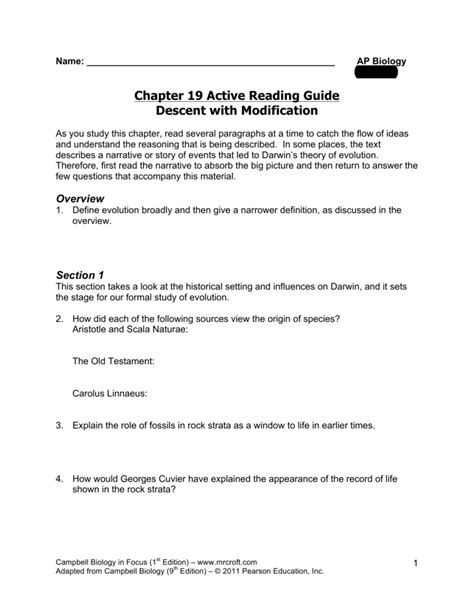 ap biology chapter 18 reading guide answers quizlet Reader