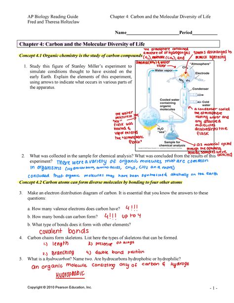 ap biology chapter 4 test PDF