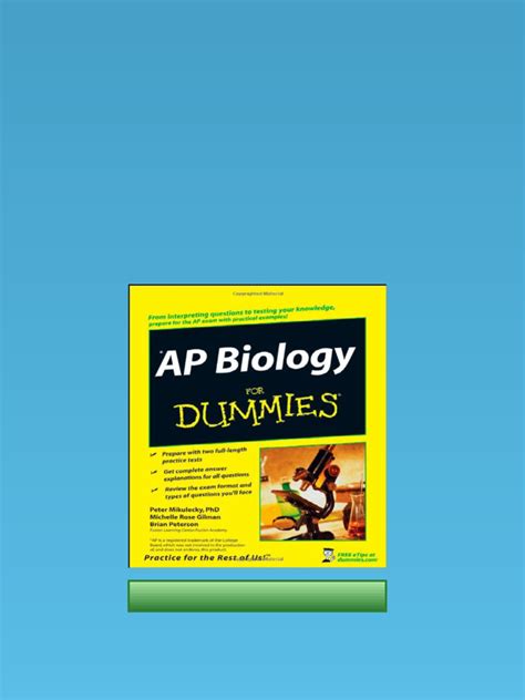 ap biology for dummies for dummies math and science Epub