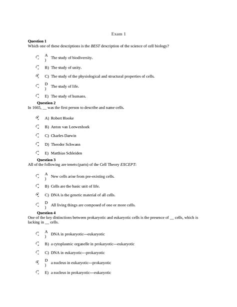 ap biology multiple choice answers PDF