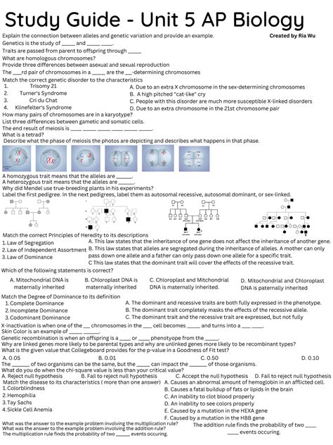 ap biology test study guide Kindle Editon