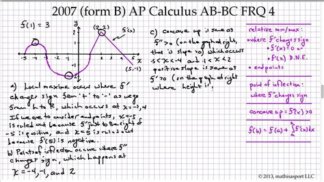 ap calculus 2007 free response answers Reader