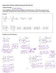 ap calculus summer review packet answers Reader