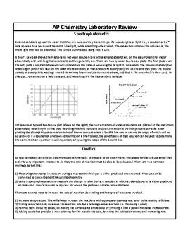 ap chemistry lab 6 answers Reader