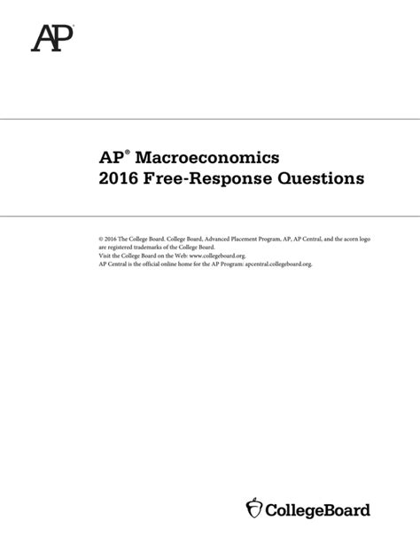 ap economics free response answers Kindle Editon