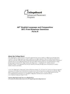 ap english language 2011 free response answers PDF