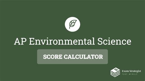 ap envi sci score calculator
