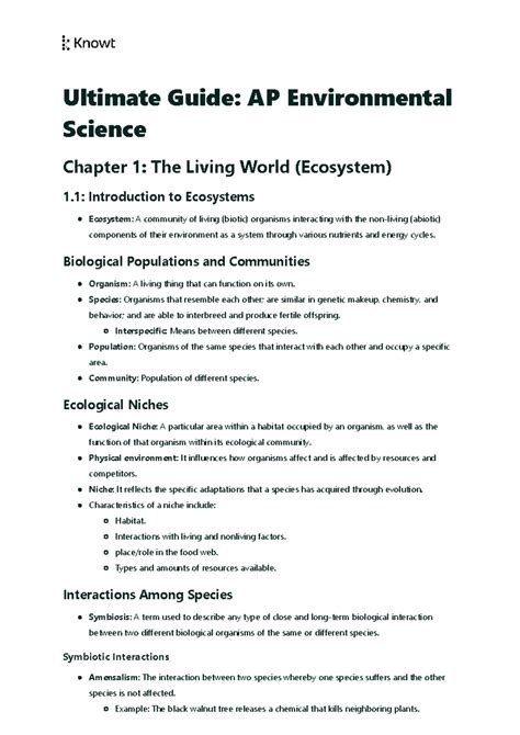 ap environmental notes