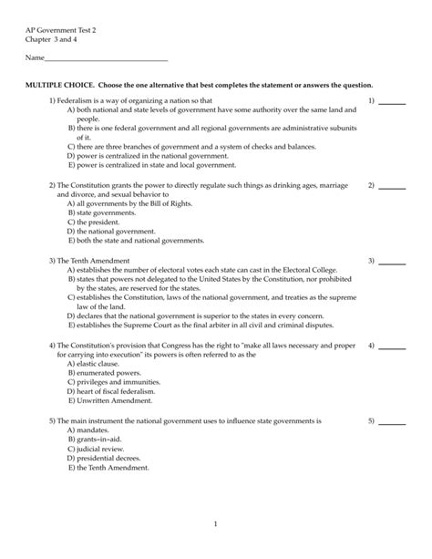 ap gov chapter 4 test Kindle Editon