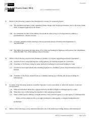 ap gov past exams