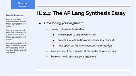 ap lang synthesis essay