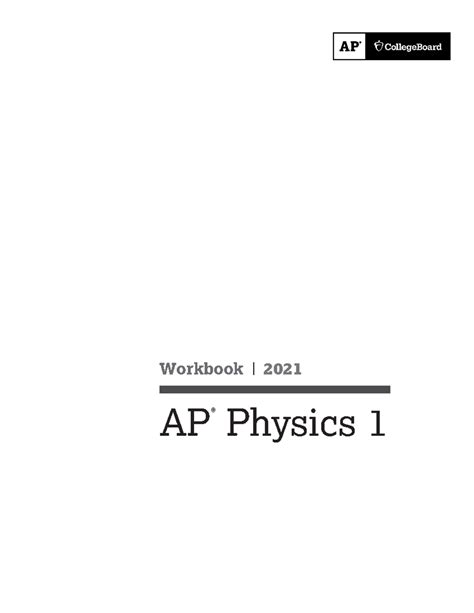 ap physics 1 workbook answers