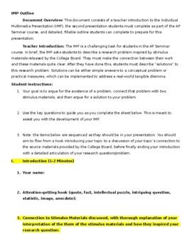 ap seminar imp examples