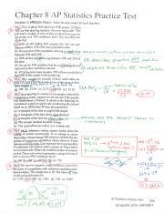 ap statistics chapter 8 test 8a answers PDF