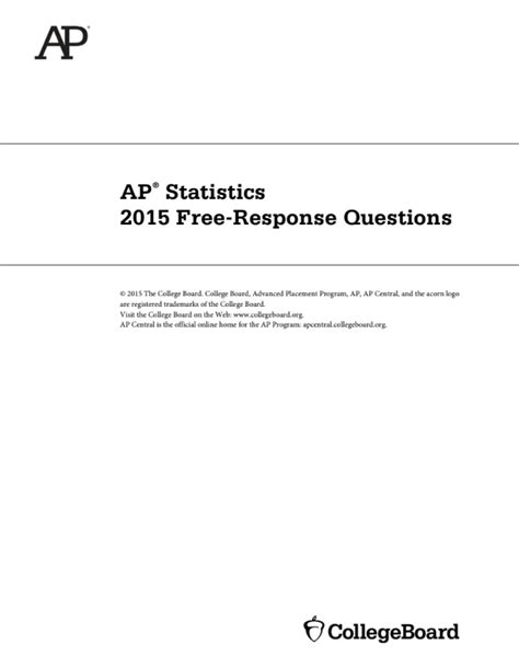 ap statistics free response by topic