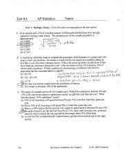 ap statistics test 8a answers Reader