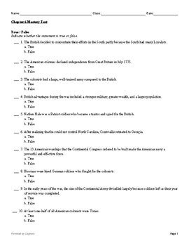 ap us history chapter 6 test Kindle Editon