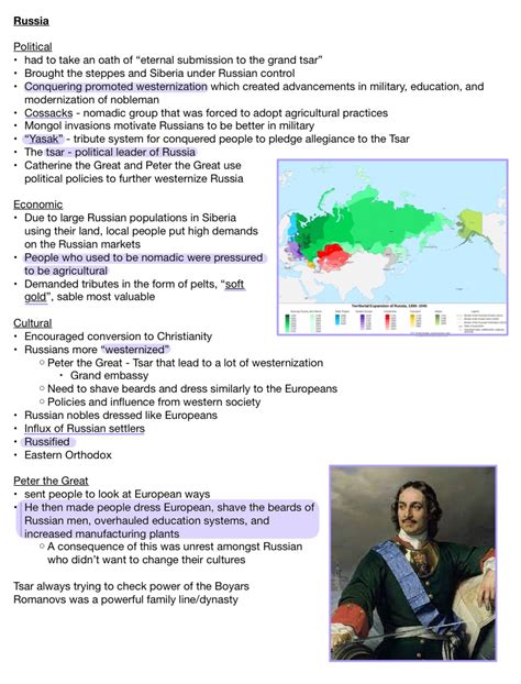 ap world unit 3 russia