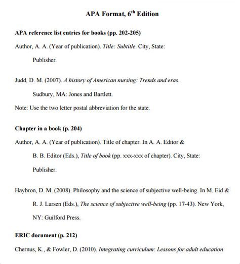 apa 6th edition sample bibliography Kindle Editon
