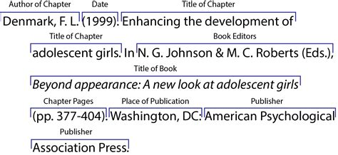 apa citing book chapter in text Doc