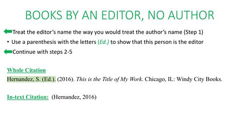 apa format book editor no authorized Epub