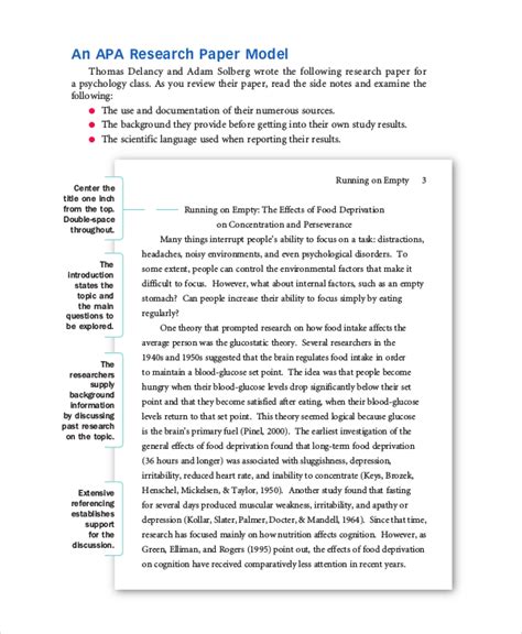 apa format example paper Reader