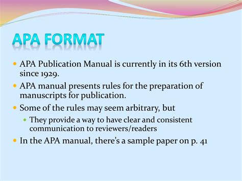 apa powerpoint presentation format Doc