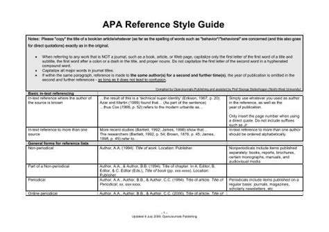 apa reference style guide pdf Kindle Editon