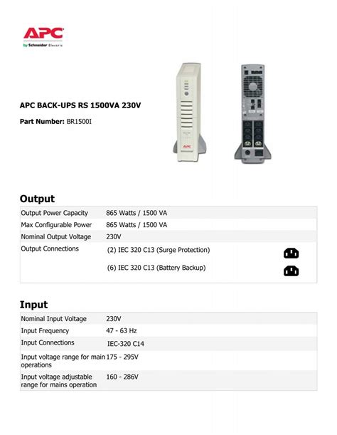 apc back ups rs 1500 manual Doc