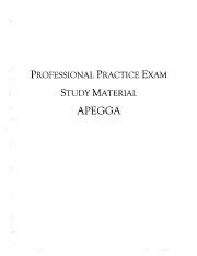 apegga professional practice exam Epub