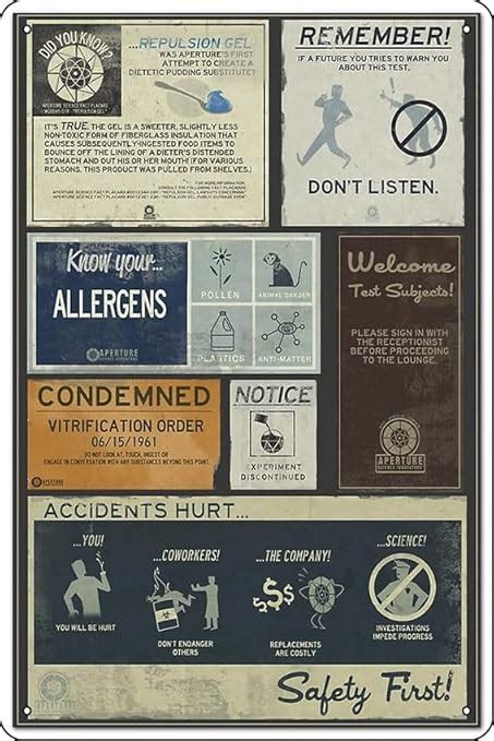 aperture science poster amazon local Reader