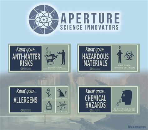 aperture science poster amazon uk store PDF