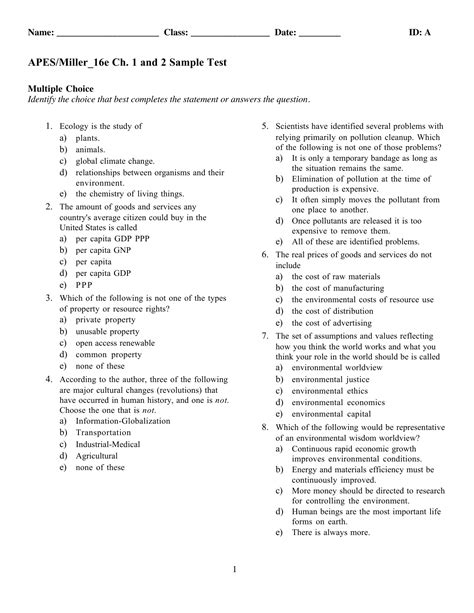 apes chap 15 multiple choice Reader