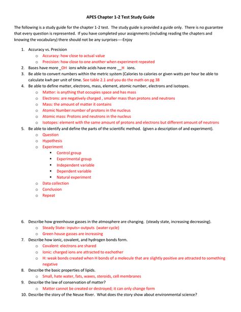 apes chapter 1 study guide answers PDF