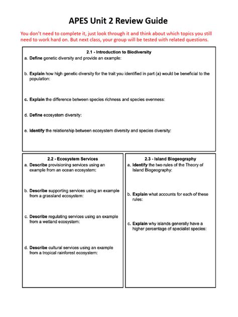 apes unit 2 review questions answers Doc