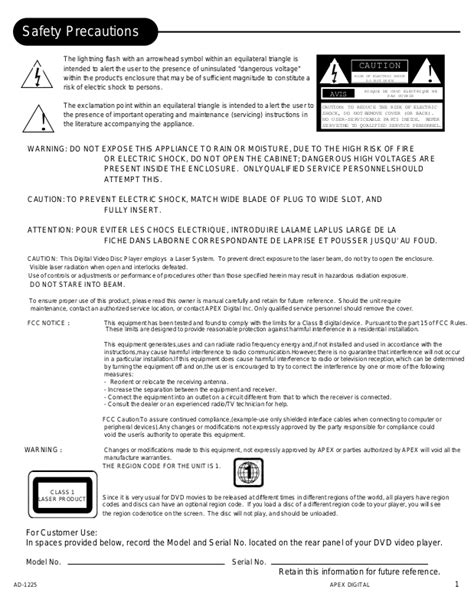 apex ad 1225 manual Reader