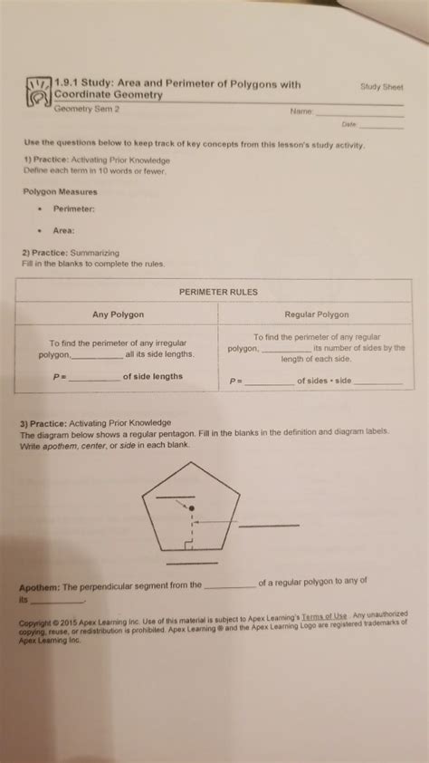 apex geometry answer key Kindle Editon