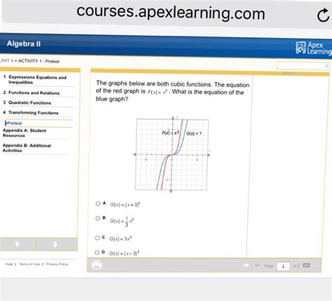 apex learning algebra answers Doc