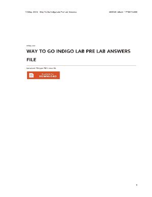 apex way to go indigo lab answers Reader