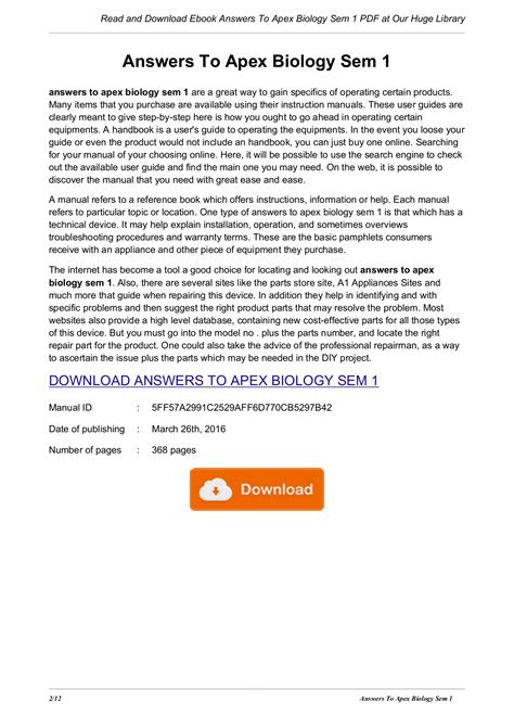 apex-learning-answer-key-biology-semester-2 Ebook Ebook PDF